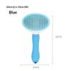 Factory Custom Dog and Cat Hair One Key Remove Hair Comb Pet Massage Shedding Remover Pet Self Cleaning Cat Grooming Brush