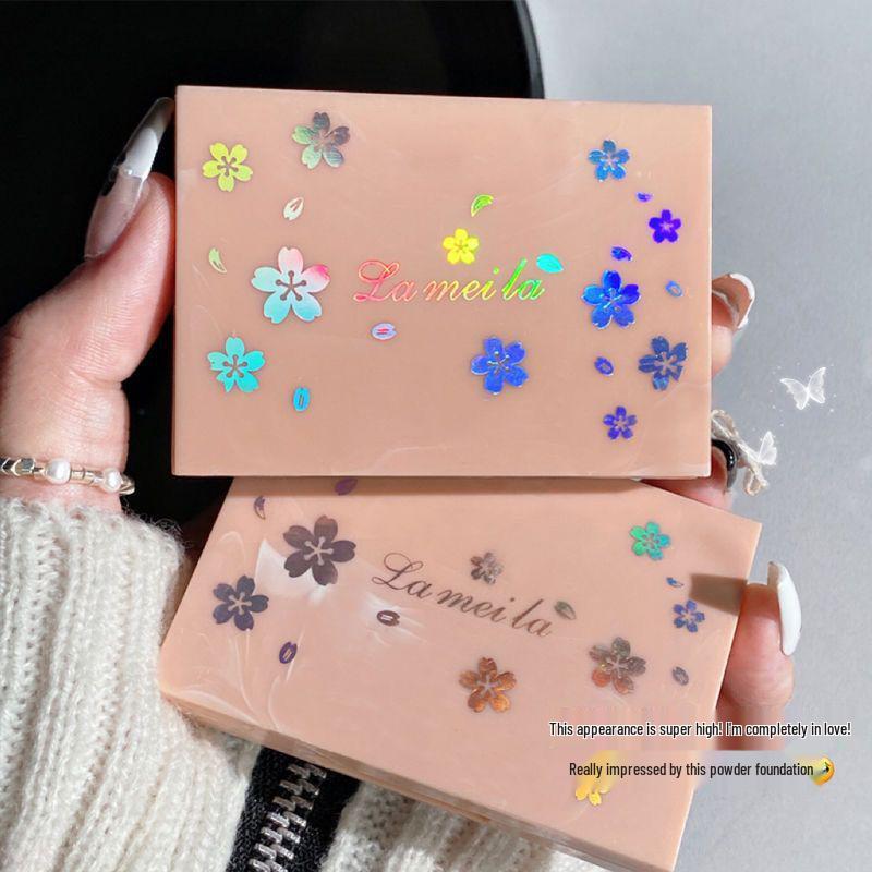 Dual-Color Oil-Control Translucent Pressed Powder: Long-Lasting, Breathable, Refreshing, Setting, Concealer & Contour Foundation.