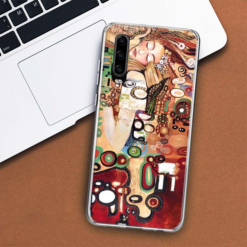Чехол для телефона Kiss by Gustav Klimt Desig, чехол для телефона Huawei P30 P20 P10 P40 P50 Pro Mate 20 40 30 10 Lite, популярные Fundas Art Gift Coq Huawei P30