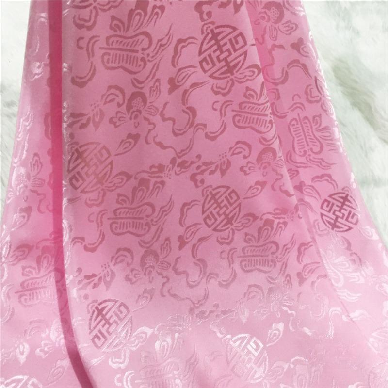 Wide 110cm Antique-style Jacquard Silk Fabric Weave Brocade and Dragon Pattern Fabric Super Soft Training Suits Hanfu Tang Suits