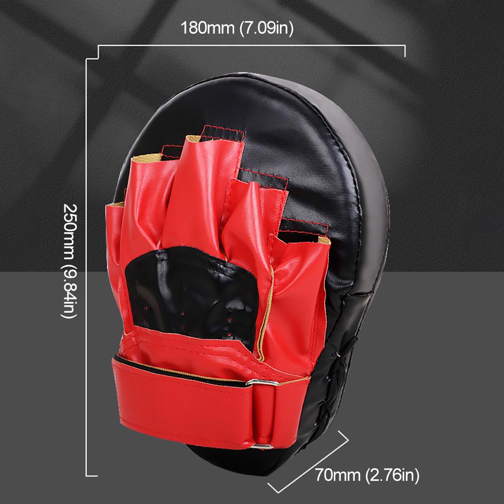 Curved Boxing Hand Target Wear Resistant Sanda Training Target Breathable 5-Finger Hand Target Sports Training Equipment