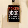 Vintage Poker Metal Tin Sign Wall Decor 20x30cm Bar Man Cave Pub Garage Art