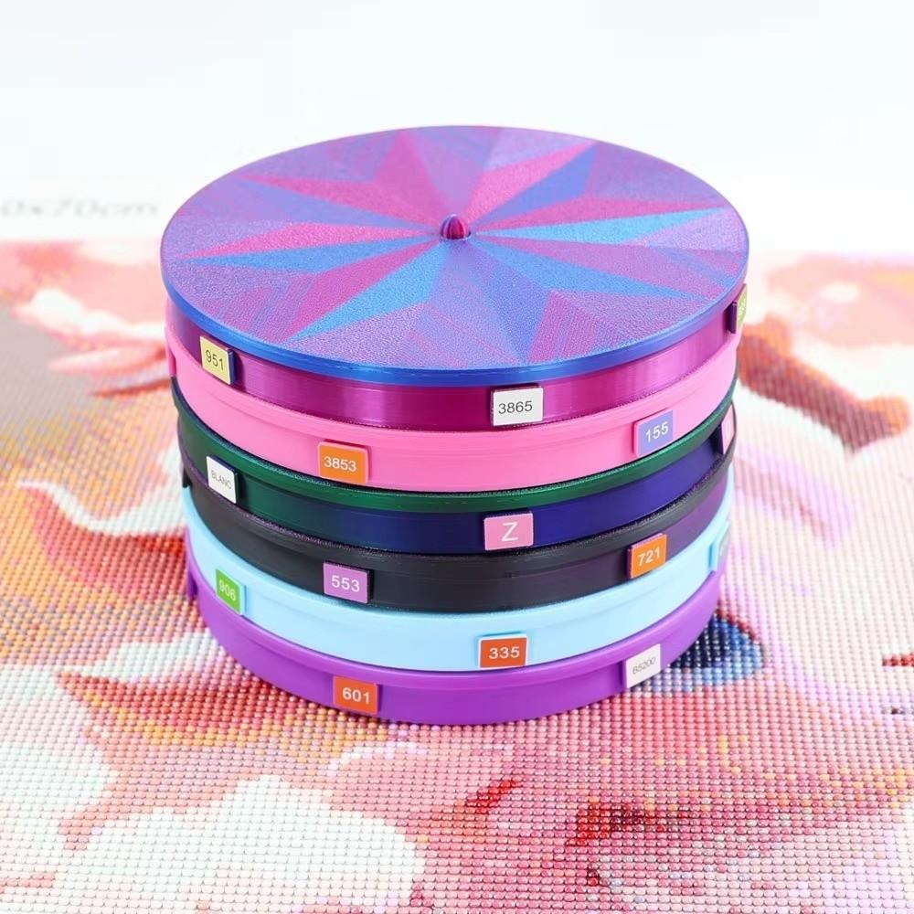 DIY Craft Diamond Painting Tray Kits Multi-Color Drill Storage Tray  for Nail Art