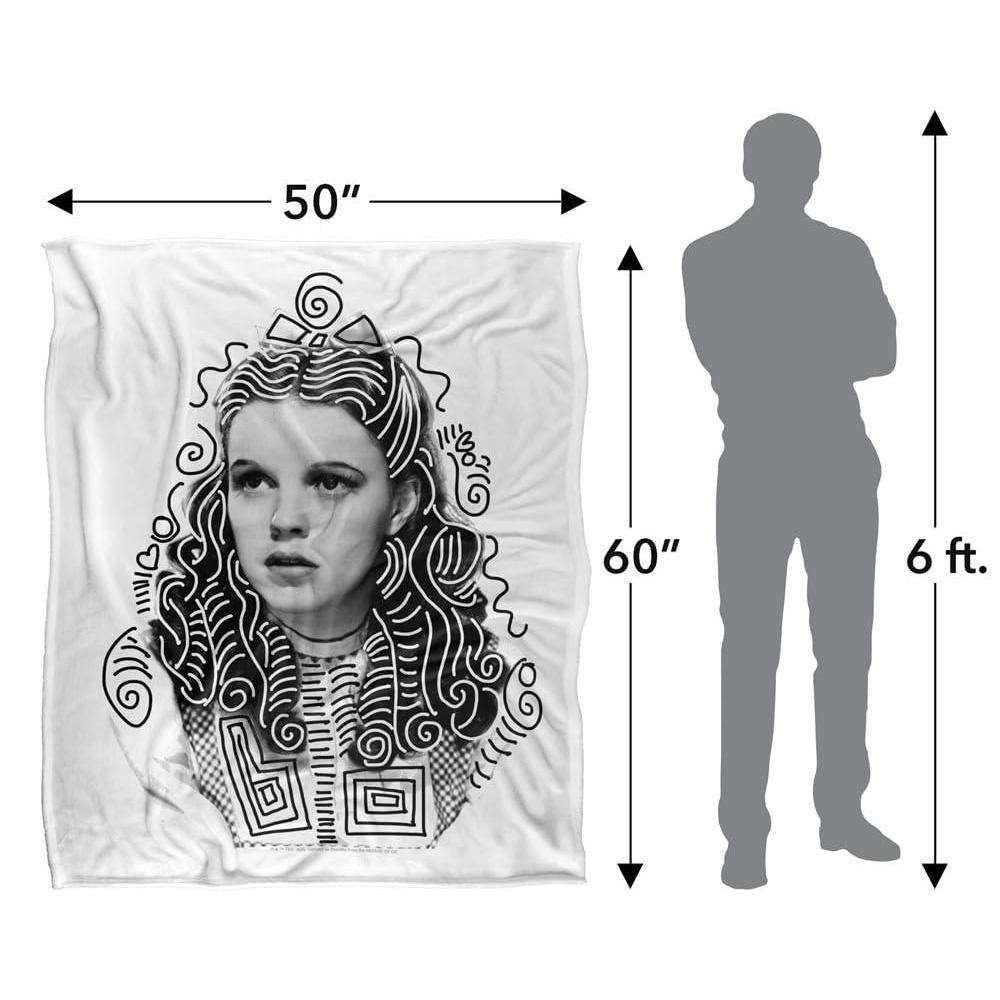 The Wizard Of Oz Dorothy Graffiti Soft Touch Blanket