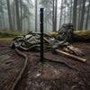 Carbon Steel Tent Stake Rustproof Ground with Notches Break-Resistant