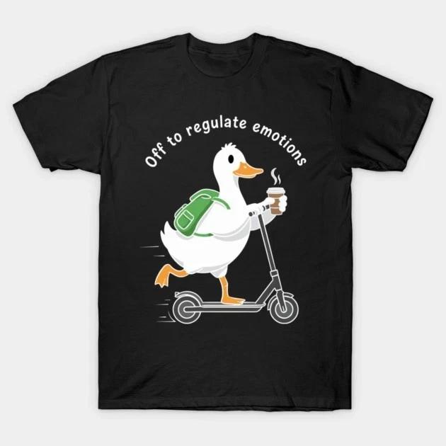 Off To Regulate Emotions Shirt Mental Health Gift Funny Tee 2XL
