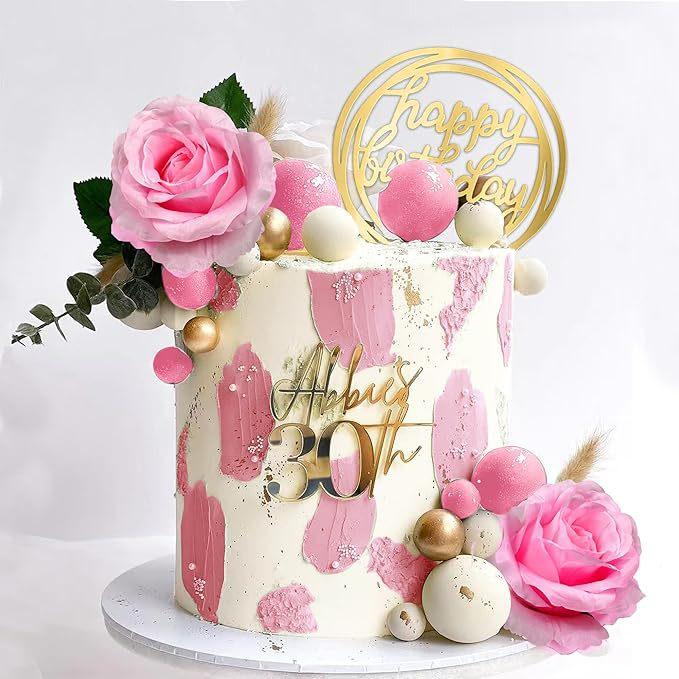 

28 ШТ Торты Украшенные Фиолетовыми Цветами Торт Золотой Белый Богемный С Днем Рождения Торт Украшенный Свадебный