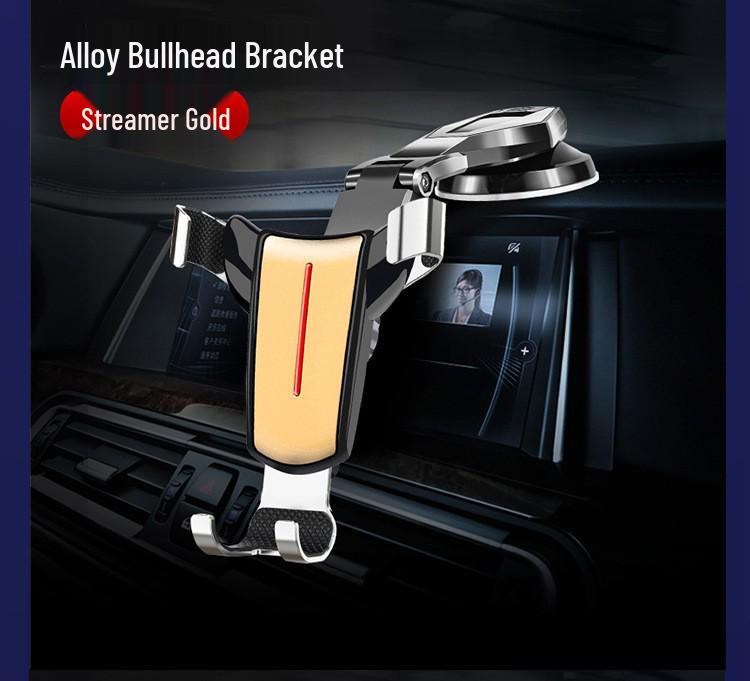 Schwerkraftgesteuerte rotierende Autohalterung aus Aluminiumlegierung mit Saugnapf