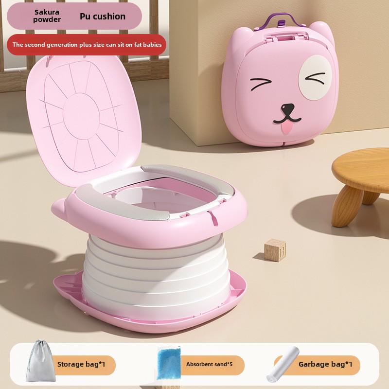 

Портативный детский дорожный туалет: Складной горшок для кемпинга и чрезвычайных ситуаций