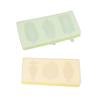 Cakesicles Molds Set of 2 Silicone Cake Stick Molds 3 Cavities Ice Cream Cake Stick Molds with 6Sticks for DIY Ice Lolly