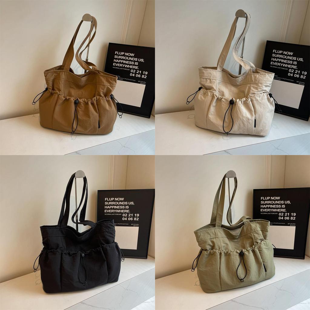 Canvas Tote Bag For Women With Zipper Closure And Inner Pouch For Daily Use