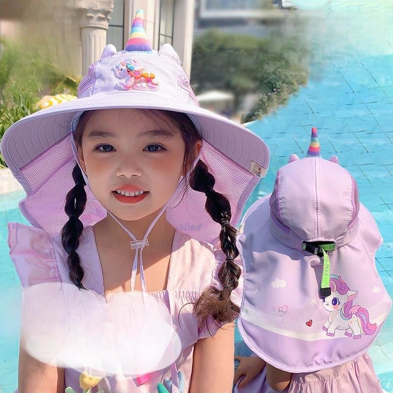 My Little Pony Childrens Sun Hat With Wide Brim And Sun Protection For Girls And Babies