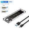 Transparent External Enclosure Hard Disk Box Enclosure Adapter Mobile Hard Disk Case For Laptop Hard Disk Accessories Drive Case