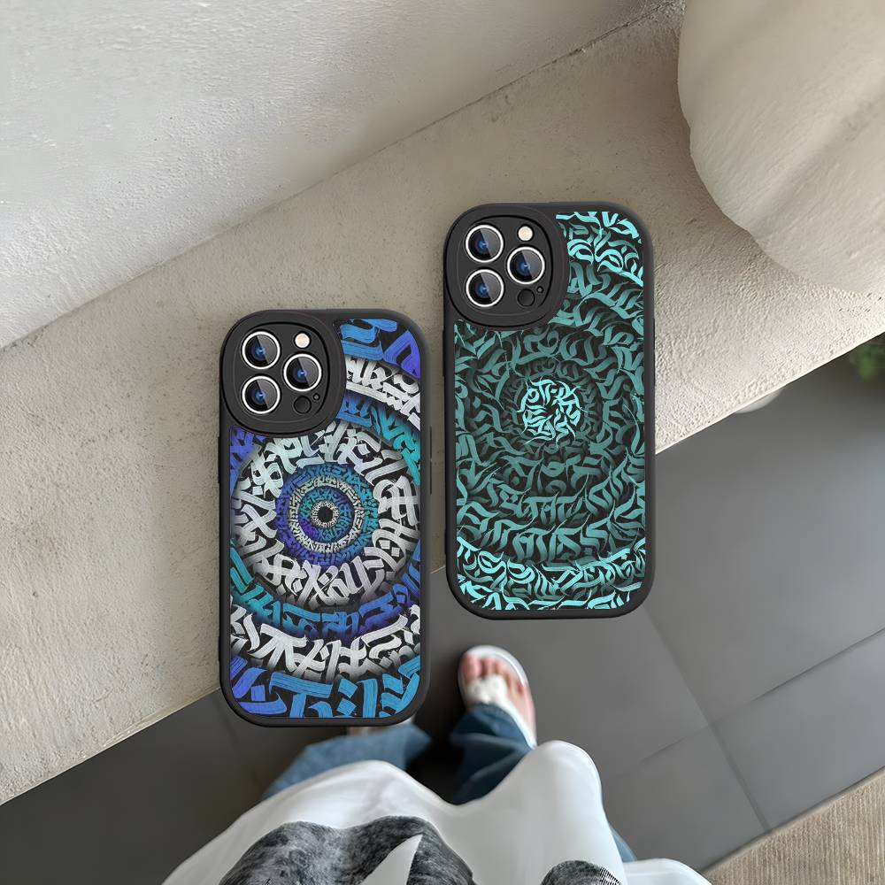 Pokras Lampas Art Graffiti Phone Cover For IPhone 16 15 14 13 12 11 Pro Max Plus Leather Soft Case
