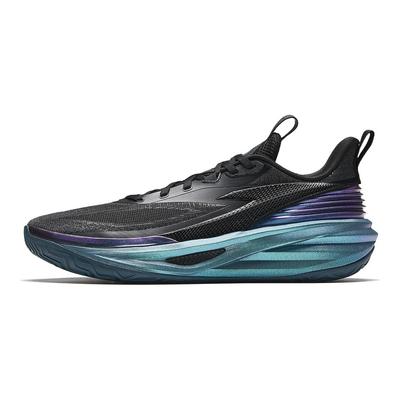 Zhi Guang Buco Nero Palmo Intero Azoto 80 A-Shock Pro X Piastra Flessibile in Carbonio Arco TPU Scarpe da Pallacanestro Professionali Uomo Sneaker Blu 912611108-4
