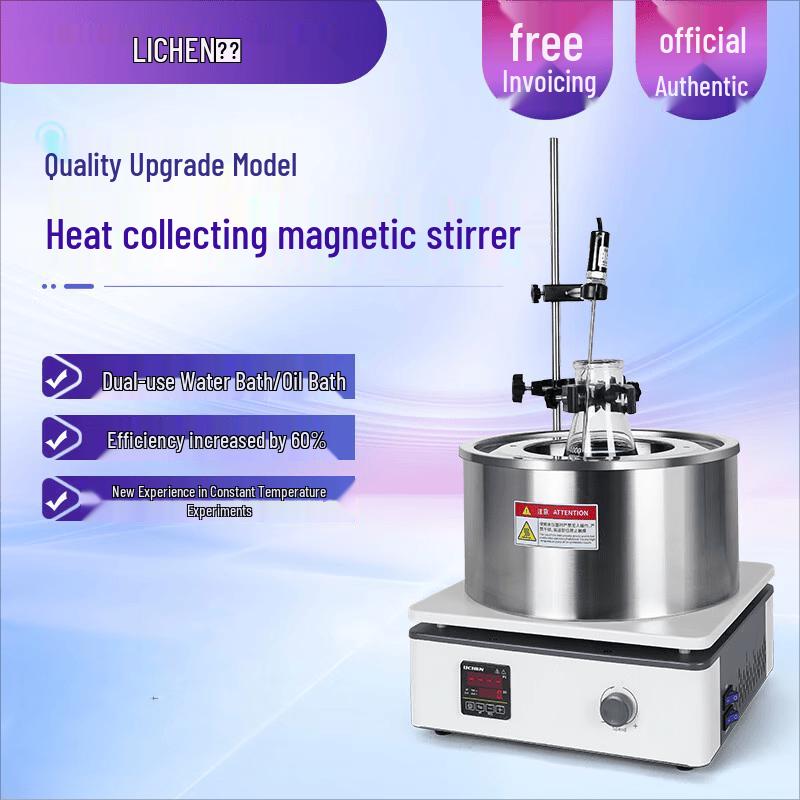 LiChen Lab Digital Heating Magnetic Stirrer & Water/Oil Bath