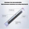 Aoyitaf Solar LED Strobe Lights, Car Flashing Security Lights - Solar Warning Lights for