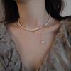 Classic Fashion Pearl Collarbone Necklace, Light Luxury Women's Niche Design Necklace, New Simple and Elegant Choker