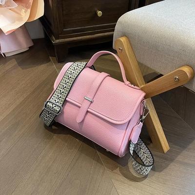 Europäische und amerikanische Damentasche Schulter-Umhängetasche Elegant und vielseitig Kleine quadratische Tasche Hohe Qualität