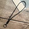 Keychain Lanyard Wax Rope Metal Keyring Cellular Strap Simple Keychain for Phone Mobile Accessories Anti-lost Keycord Accessory