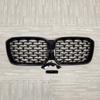 LED White Light Gloss Black Car Front Bumper Kidney Grill Grilles For BMW X3 X4 G01 G02 2025-2025 LCI ABS Car Styling Bodykits