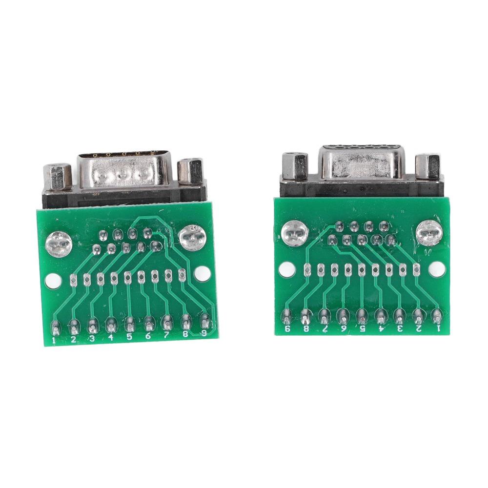 Screw Terminal DB9 Connector Adapter Breakout Connector for RS232 RS485 Electronic Component