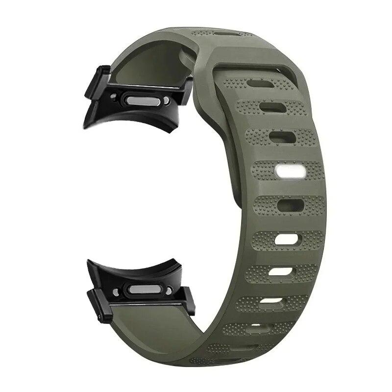 Silicone Strap for Samsung Galaxy Watch 6 5 4 40mm 44mm 5Pro 45mm No Gaps Band For Galaxy Watch 6 Classic 43 47mm 42 46mm Correa