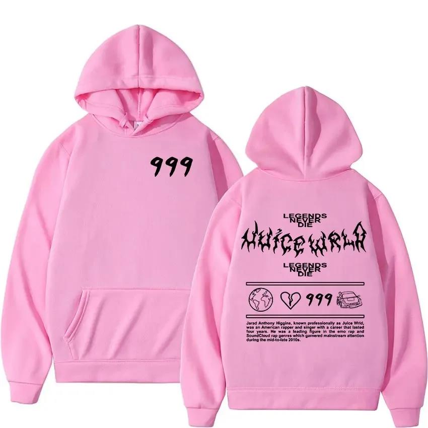 Juice Wrld Rapper Hoodie For Unisex WoUnisex Street Fashion Sweater Popular Hip Hop Sweatshirt Winter Oversized Long Sleeve Streetwear