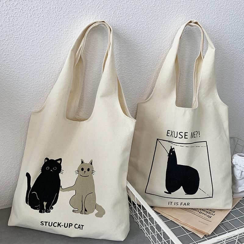 Korean & Japanese Cute Retro Canvas Backpack for Women - Large Capacity, Summer Style