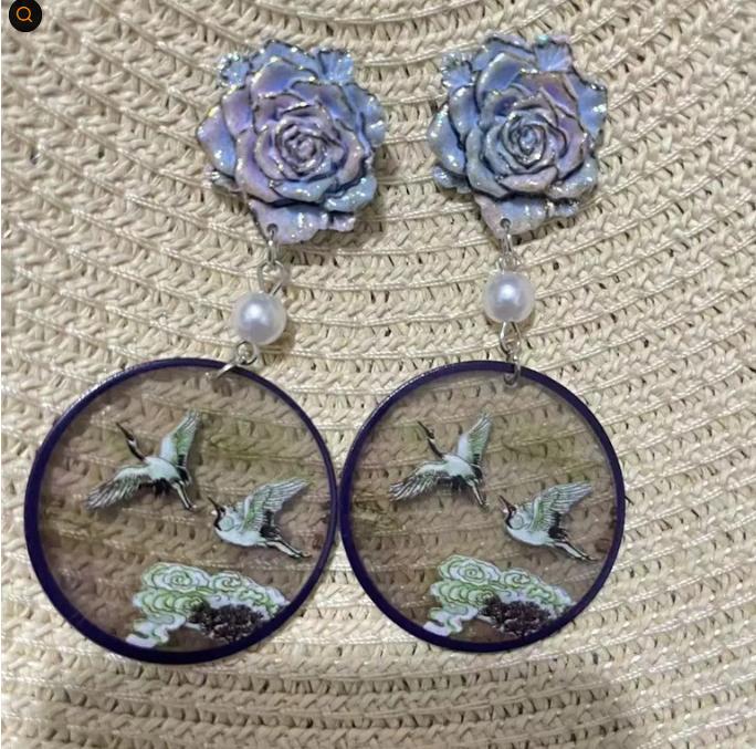 

New Chinese - Retro Earrings One Size