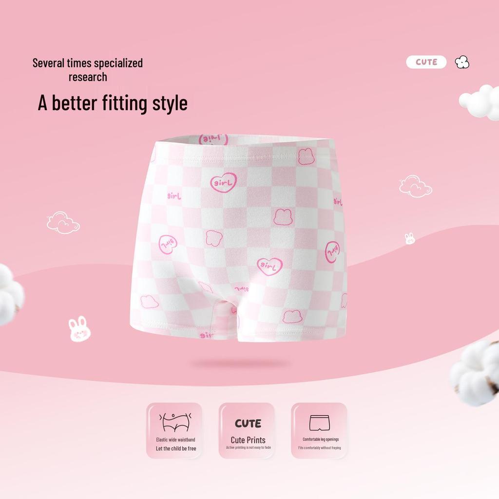 26 Pure Cotton Girls' Briefs 10A - Antibacterial, All-Cotton Gusset, No Fluorescence, Breathable Toddler and Baby Underwear