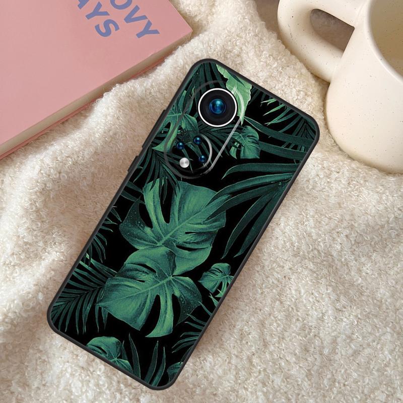 Tropische Grüne Pflanzenblatt Hülle Für Honor X9c X8a X8b X9b X9a X8 X9 50 70 90 Lite Honor 200 Lite Magic 5 6 7 Pro Hülle