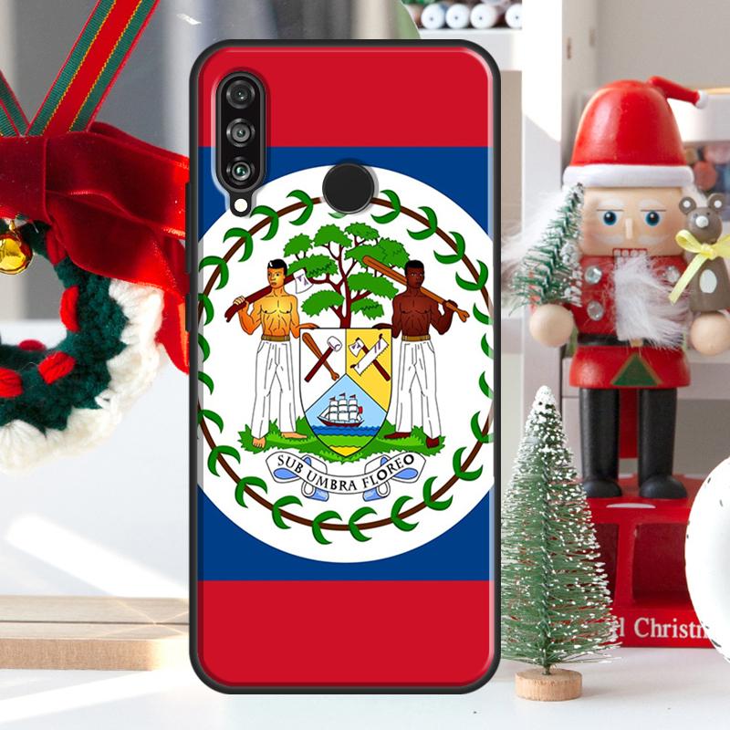 Belizean Flag For Huawei Nova 12i 11i 8i 12s Y73 Y72 Y61 Y91 Y90 Y70 Y60 9 10 SE P60 Pro P30 P40 Lite Case