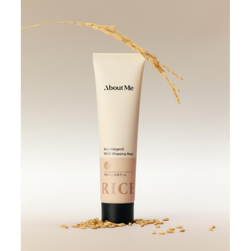 About Me Rice Makgeolli Pdrn Wrapping Mask 100ml NONE