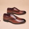 Large Size New Four-season Leather Shoes Men's Dress Single Shoes Gentleman's Office Wedding Men's Shoes