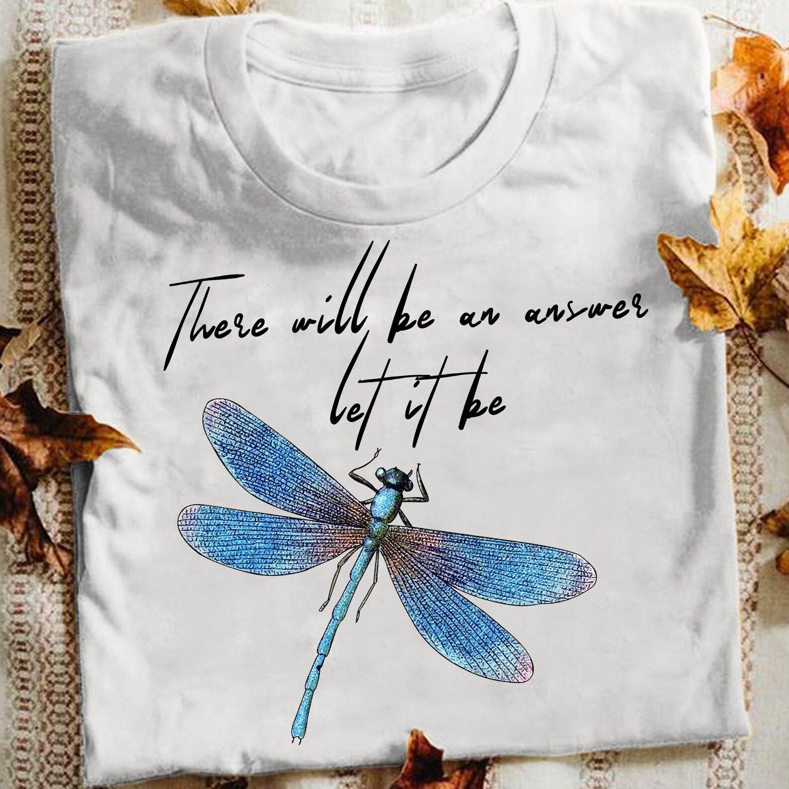 Hippie Soul T-Shirt: Dragonfly Peace Love Shirt S