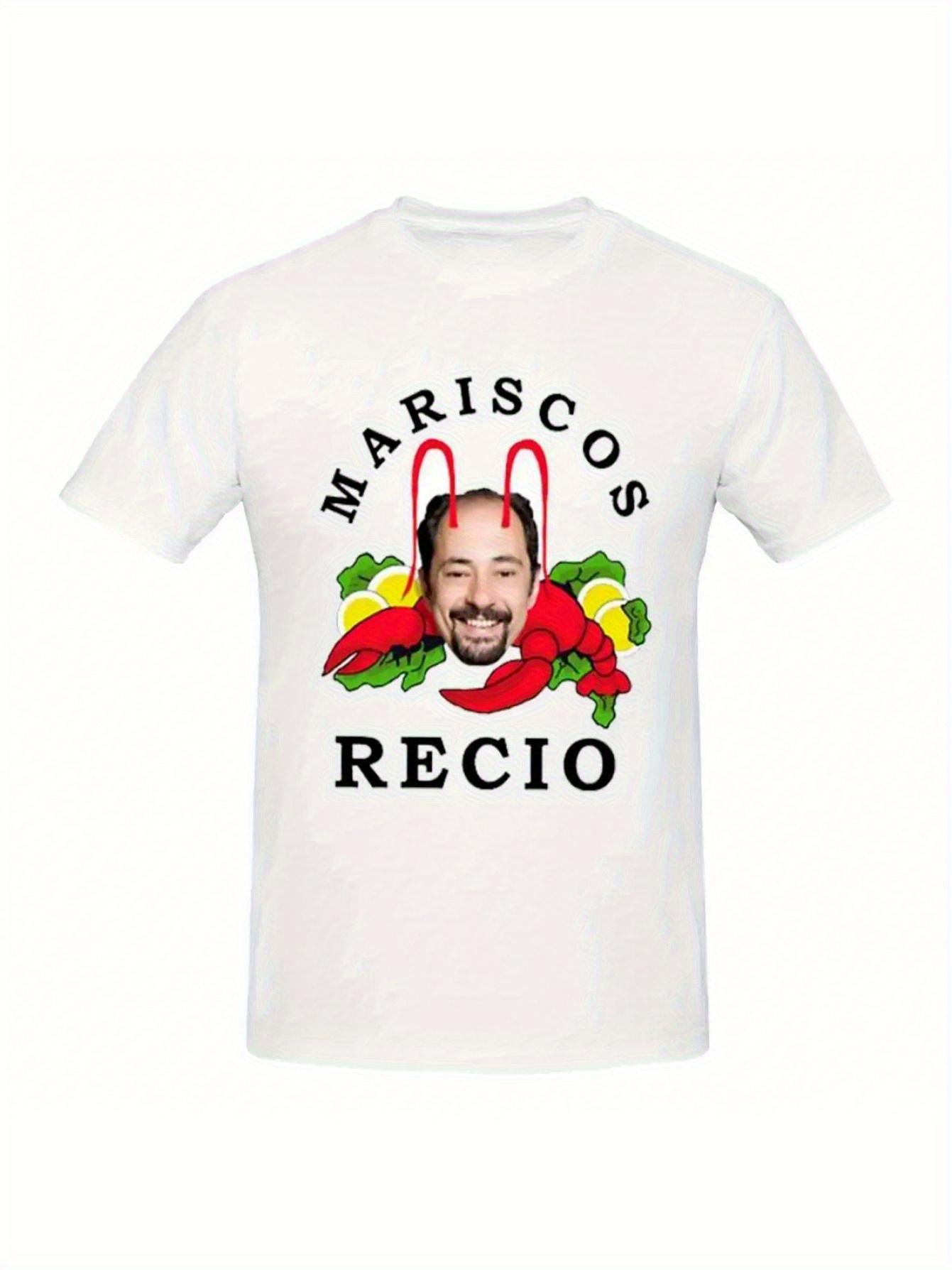 

Funny Mariscos Recio Antonio Recio Graphic T Shirt Womens Unisex Cotton Tee Summer Spring Vintage Harajuku Top Oversize Streetwear S