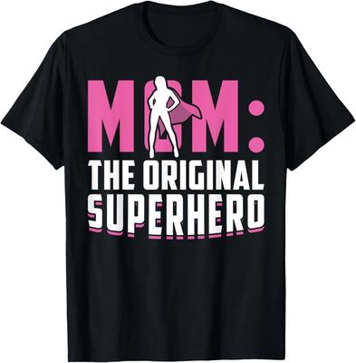 Mama Der Originale Superheld Muttertag T-Shirt Lustiges Mama T-Shirt Süßes Geschenk für Mütter