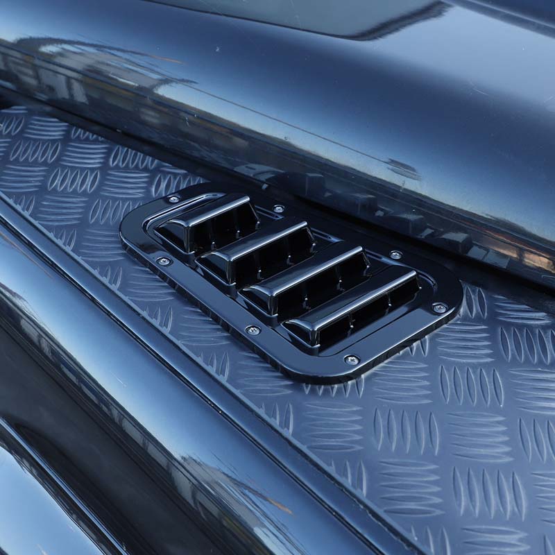 For Land Rover Defender 90 110 130 2004-2019 Car Front Engine Hood Bonnet Vents Hood Air Outlet Trim Cover Car Accessory