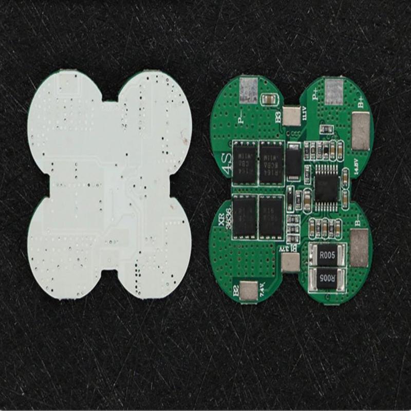 4S 15A 14.8V 18650 Lithium Battery Protection Board Plum Shape Common Port Overcurrent Protection For Electric Tools