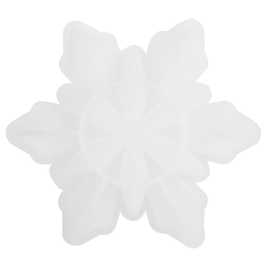 Schneeflocken Silikonform DIY Handwerk Schmuckanhänger Herstellungsform Zubehör