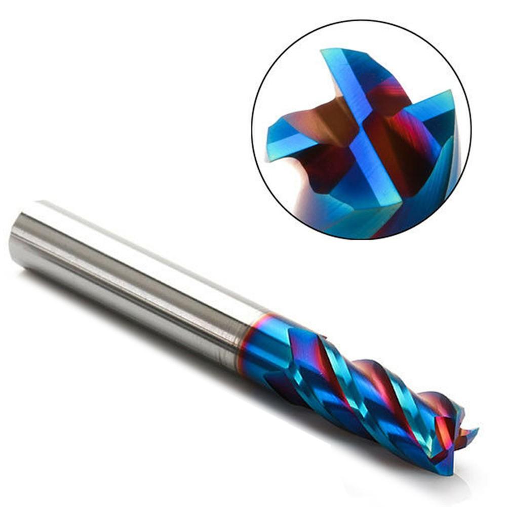 5mm HRC65° 4F For NANO Tungsten Carbide End Mill Milling Cutter For Stainless Steel