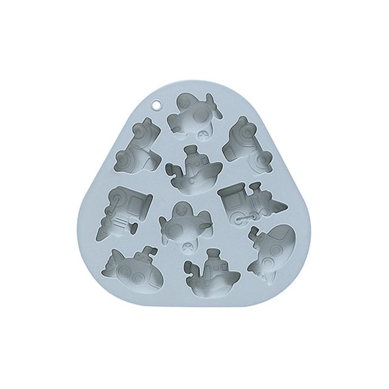 Silicone Mold Vehicles Transportation Mold Sailboat Airplane Truck Car Fondant Mold For Chocolate Jelly Candy Party Decoration