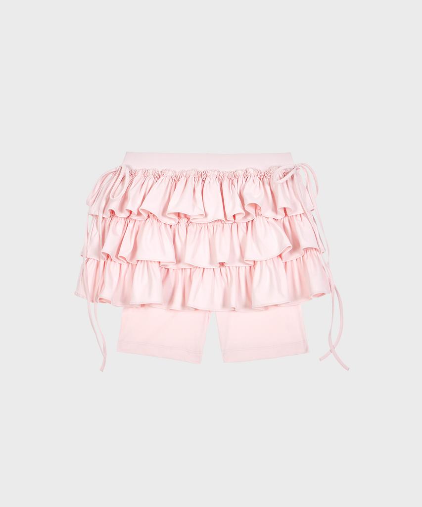 Alkialka Ballet Layered Skort (Light Pink)
