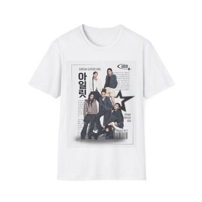 2026 Summer Fashion Trendy Tee Men Women Vintage Top ILLIT K-pop Girl Group T-shirt, Korean Superstars Graphic Tee, Streetwear Fan Merch