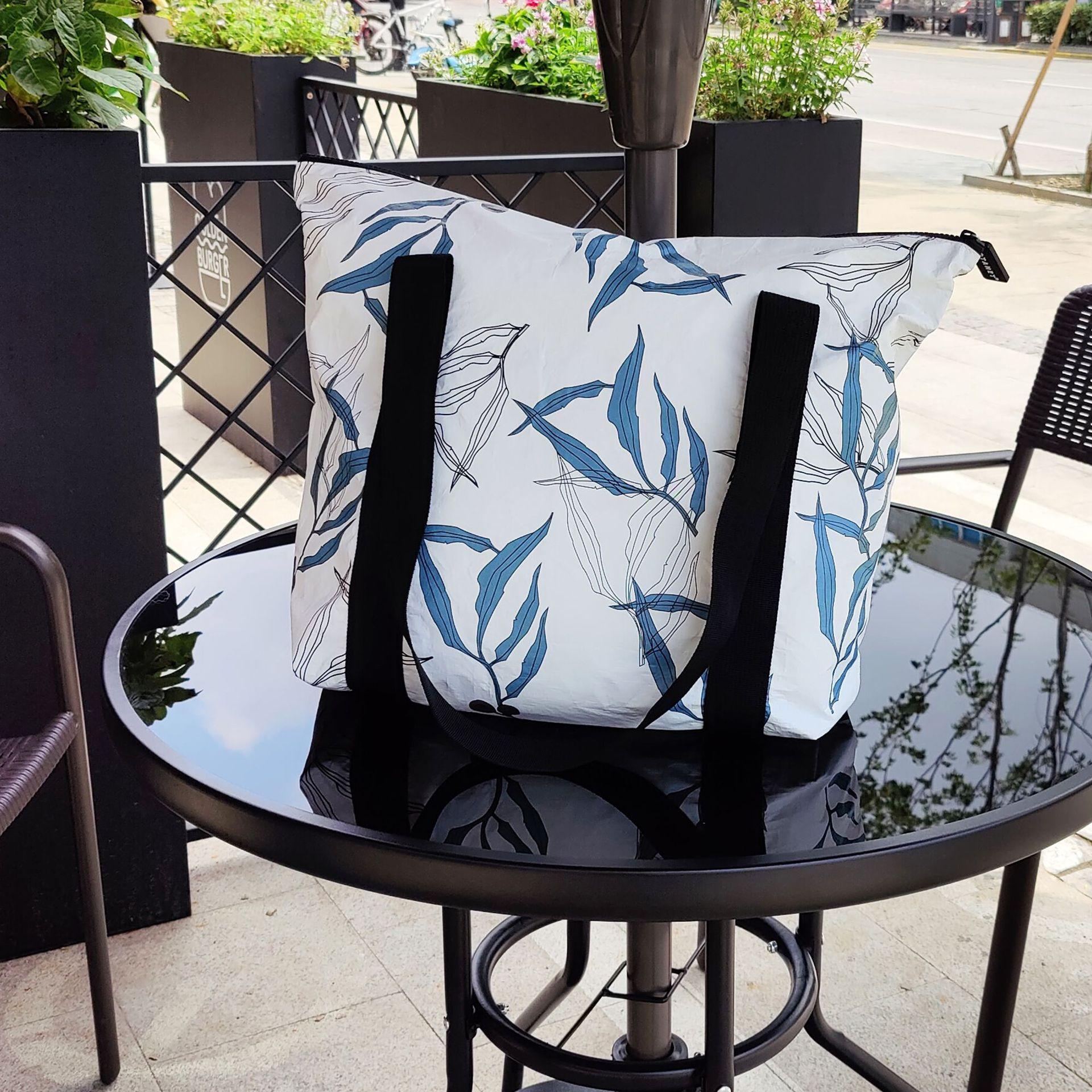 

Трендовая уличная портативная ультралегкая сумка из бумаги Дюпон, женская сумка-тоут большой вместимости, модная универсальная сумка через плечо