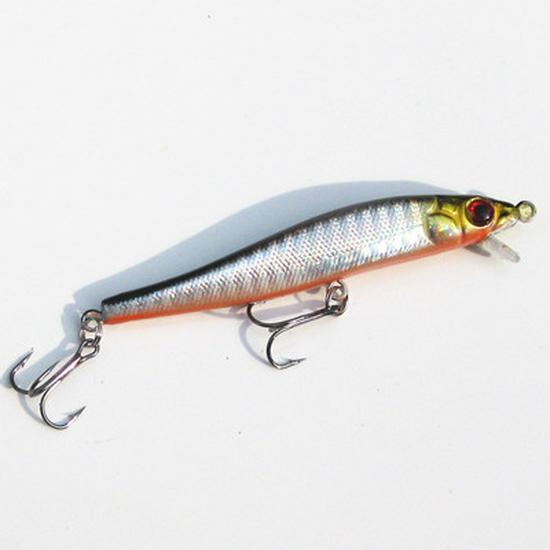 Приманка Wan Ya Minnow: Искусственная приманка с крючком, 8 см, 5,5 г