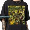 Springtrap Five Nights At Freddy's Grafické tričko, Tričko pro hororovou hru, Vintage oblečení pro hráče