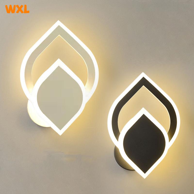 Modern LED Wall Light Creative Bedroom Bedlight Modern Simple Luxury Warm Background Wall Light Corridor Staircase Light