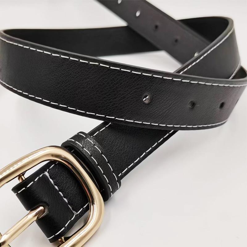 Women's Jeans Belt with Casual Simple Women's Belt Korean Style Dress Decorative Belt